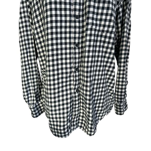 Uniqlo Women’s Size XL 100% Cotton Gingham‎ Button Up Shirt - Picture 4 of 7